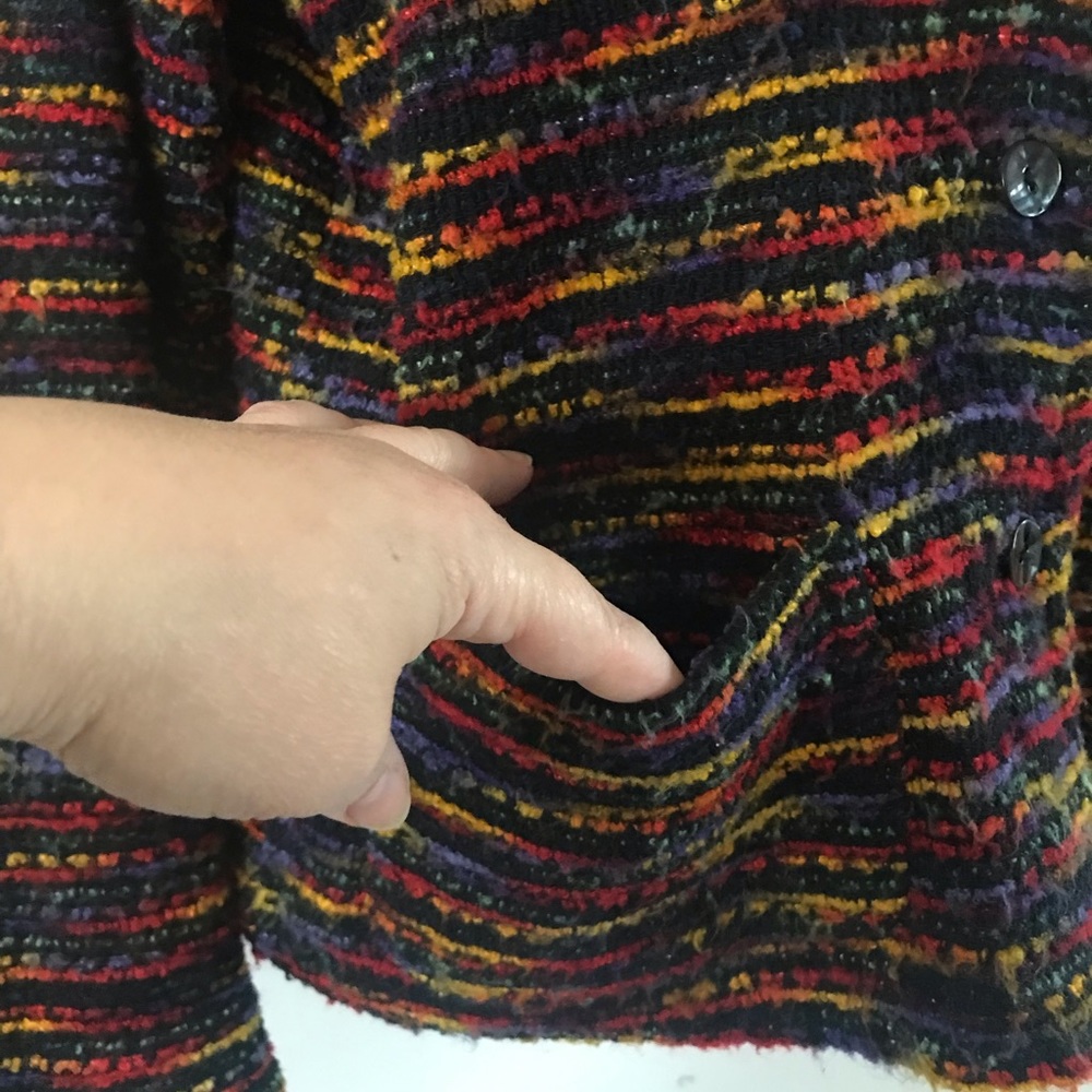 Chico’s Multi-color Jacket Size 1 - Picture 8 of 14